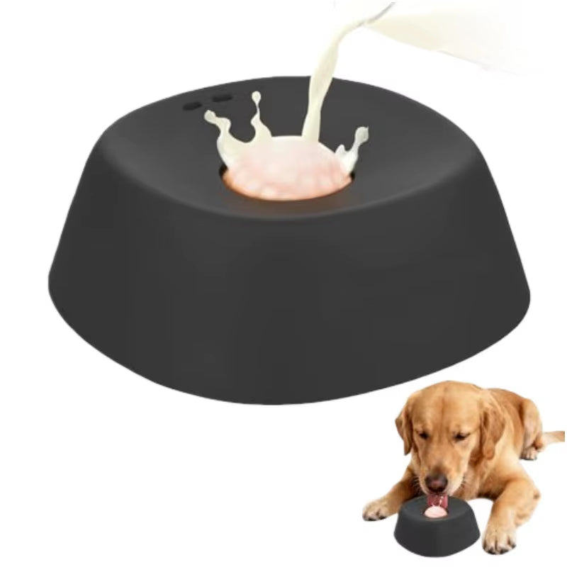 Dog Liquid Lick Bowl Pet Slow Feeder Non-Slip Spherical Dog Licking Bowl Food-Grade Safe